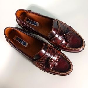 VINTAGE Reda leather tassel loafer